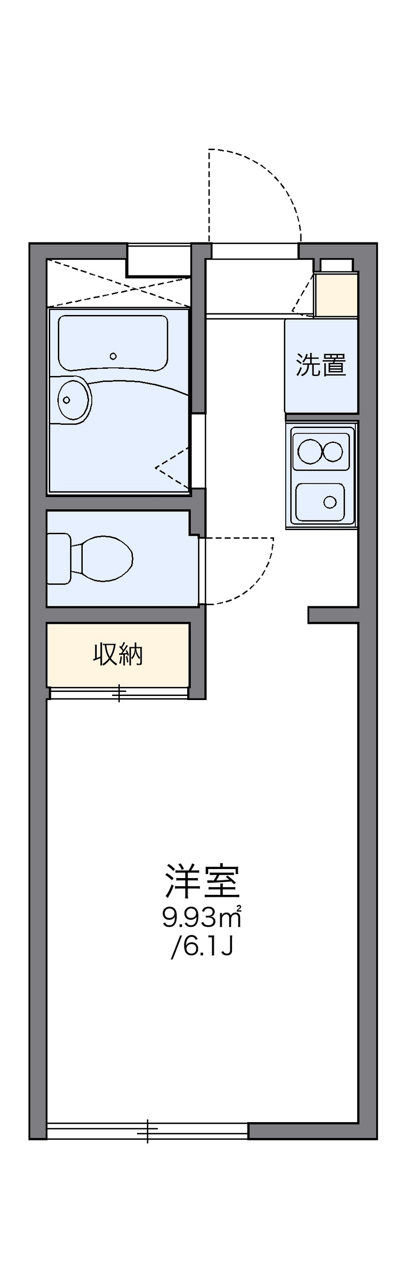 レオパレスラ・プランタン 間取り