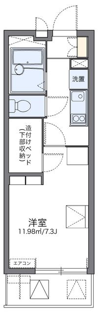 レオパレスさくらⅡ 間取り図