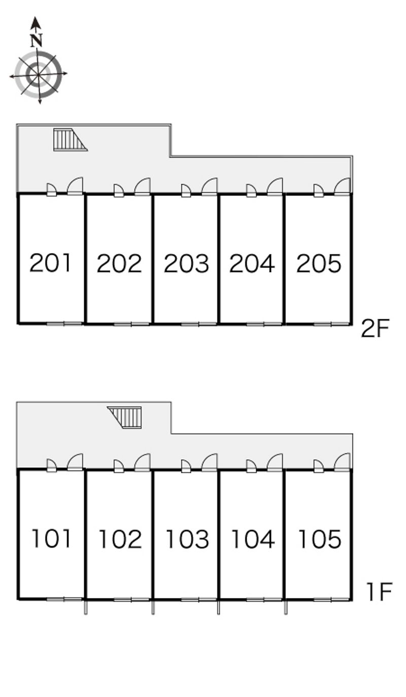 レオパレスＨ＆Ｍ 間取り配置図