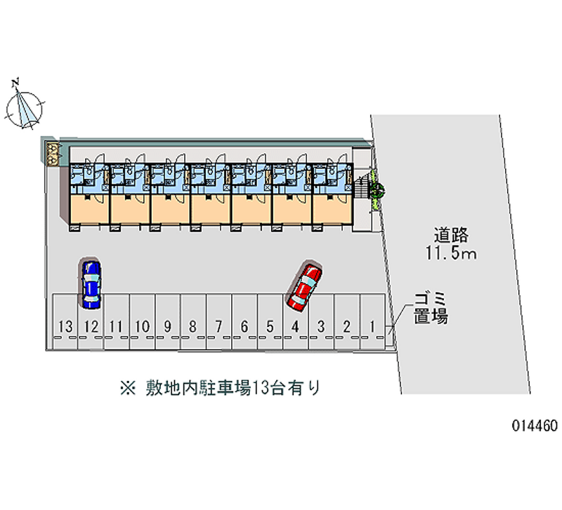 14460 Monthly parking lot