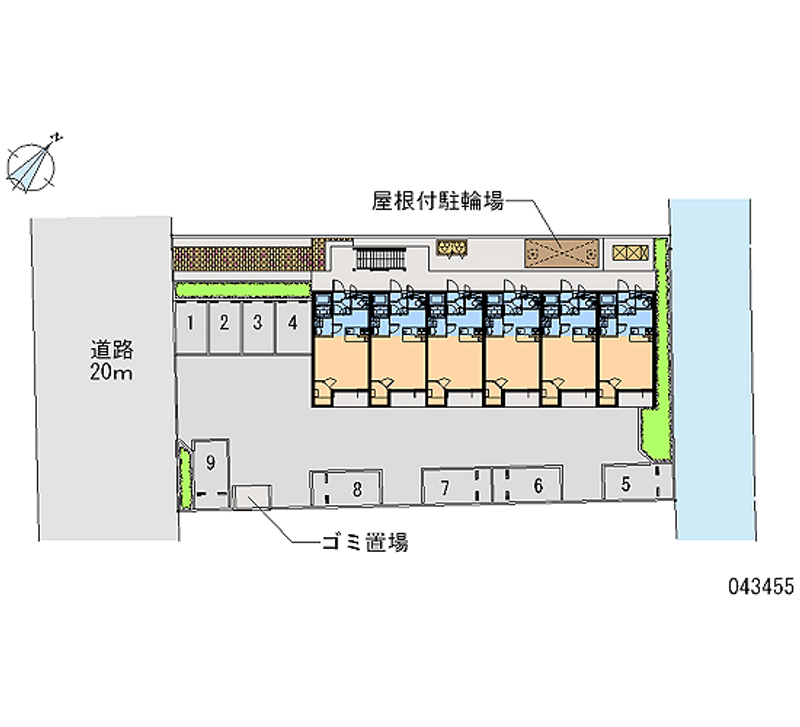 43455月租停車場