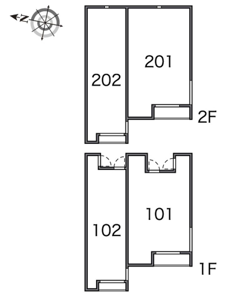 レオネクストメロウ 間取配置図