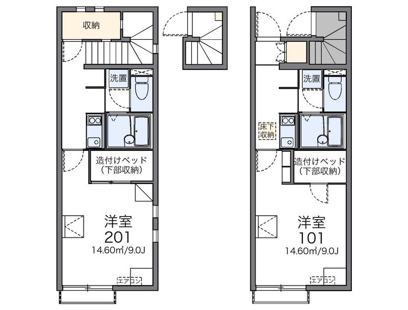 レオネクストオリザ田無Ⅱ 間取図