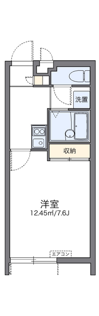 レオパレス西森 間取り図