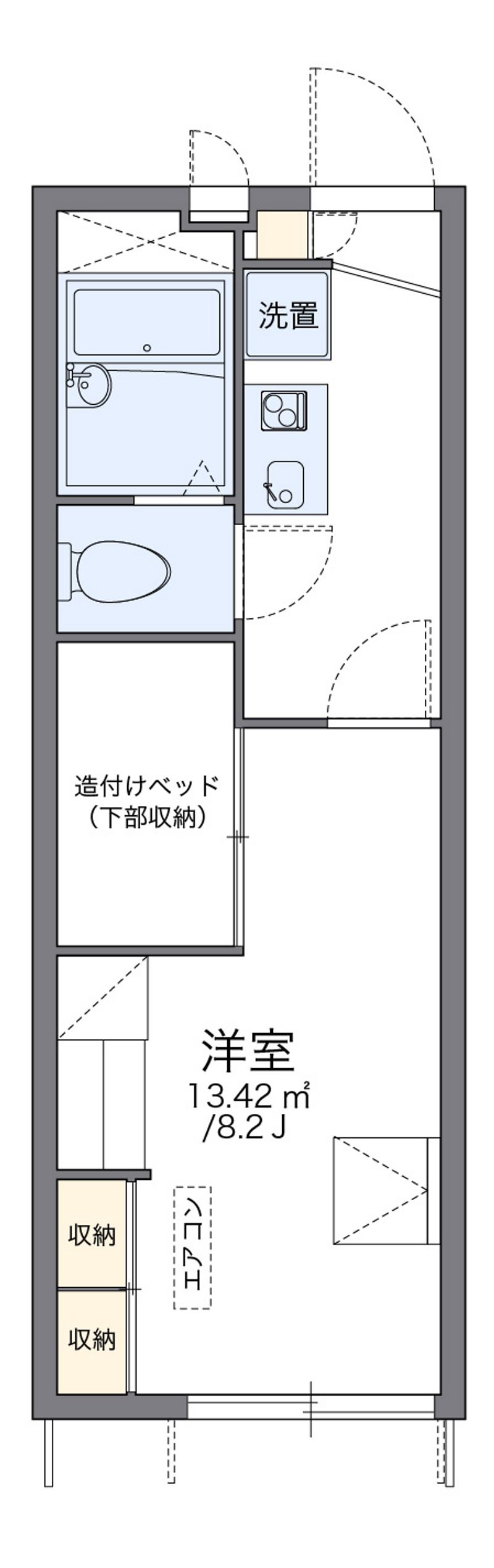 レオパレス寺嶋Ａ 間取図