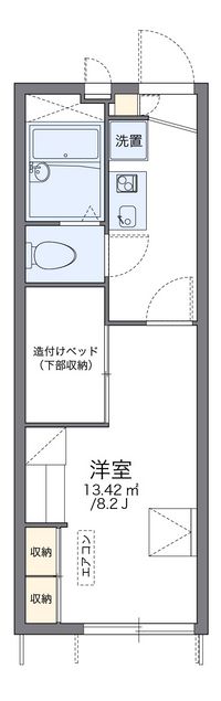 レオパレス寺嶋Ａ 間取り図