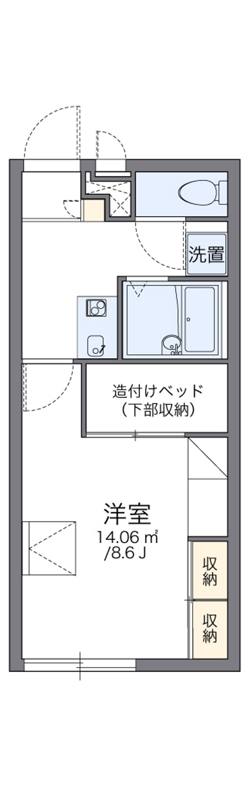 レオパレスＳＥＩＺＡＮＳＯＵ 間取図
