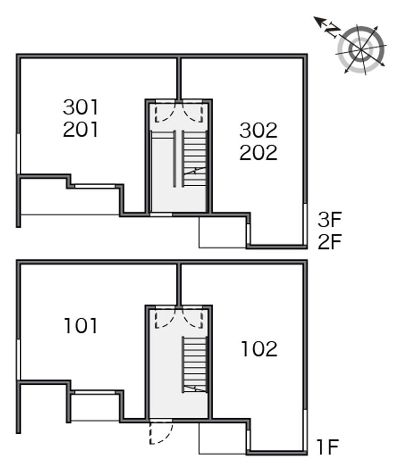 レオネクストシルビー赤坂 間取配置図