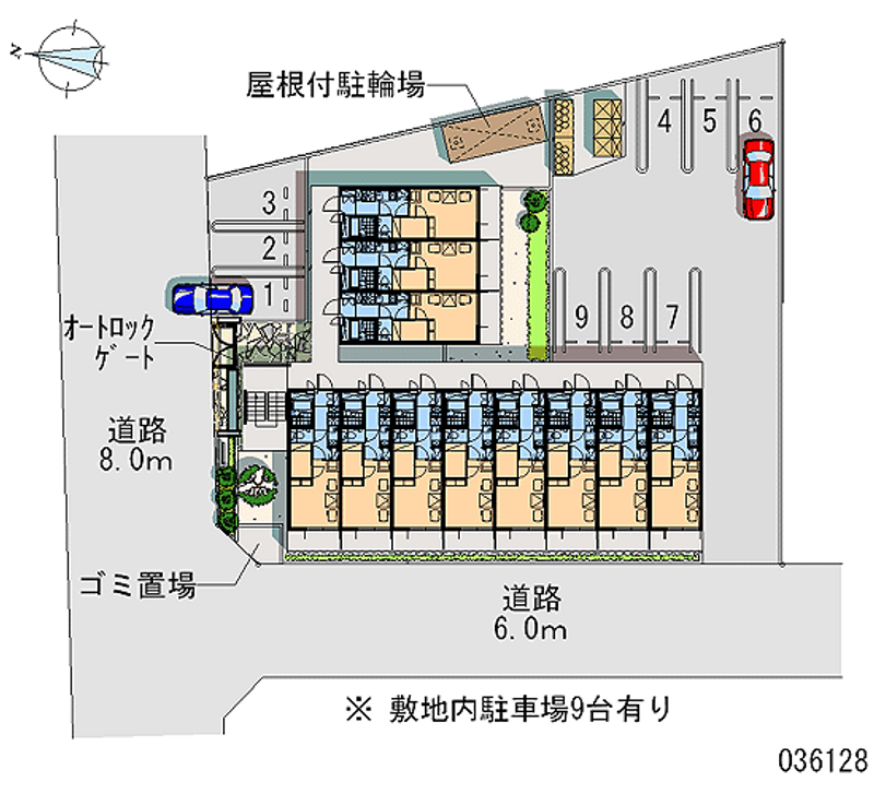 レオパレス萬市 月極駐車場