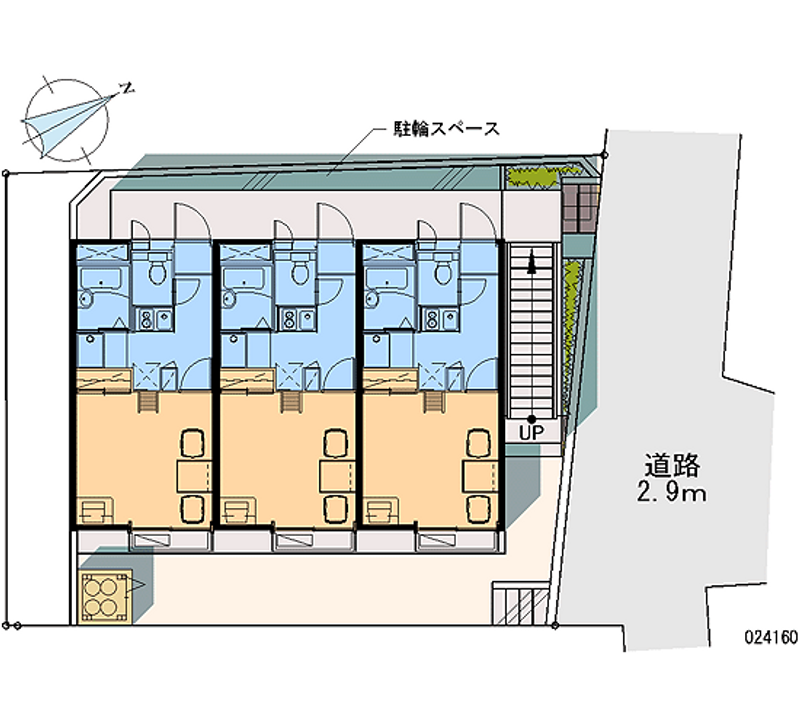 レオパレス御所山 区画図
