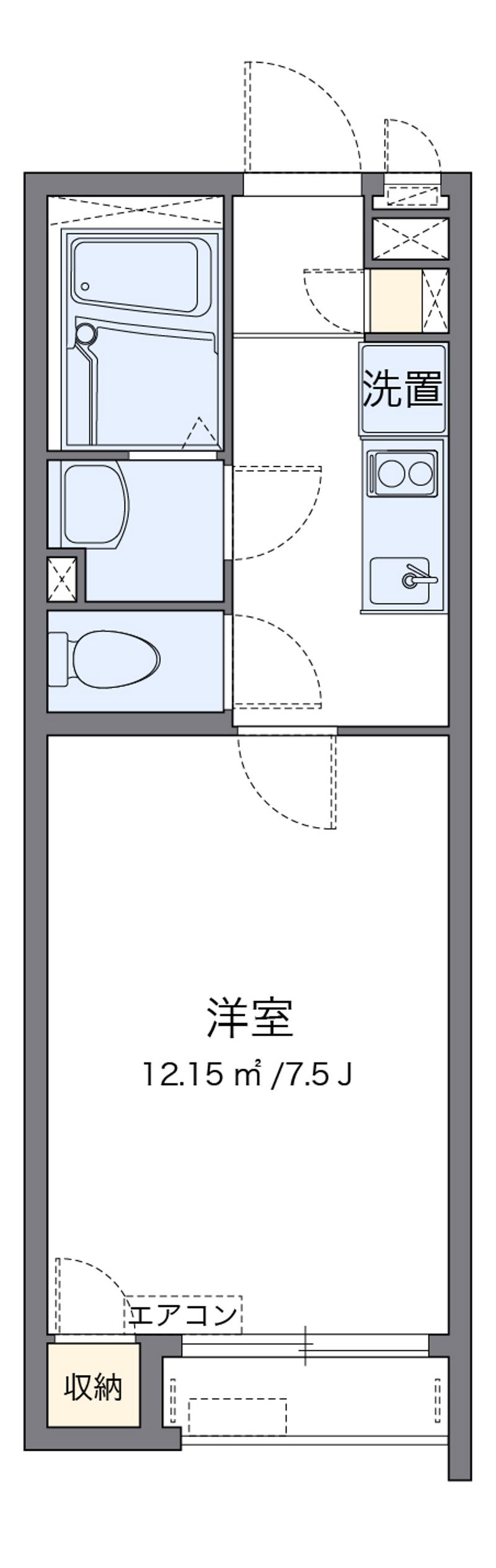 クレイノサンフィットハイム日進 間取り