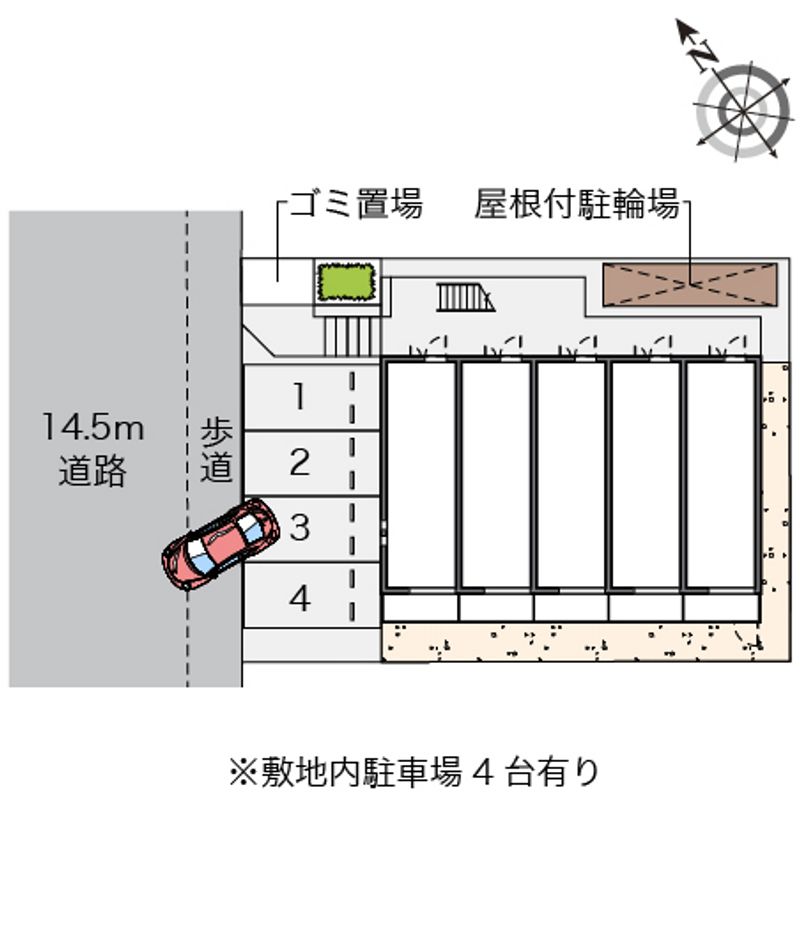クレイノベルウッドⅡ　広川 配置図