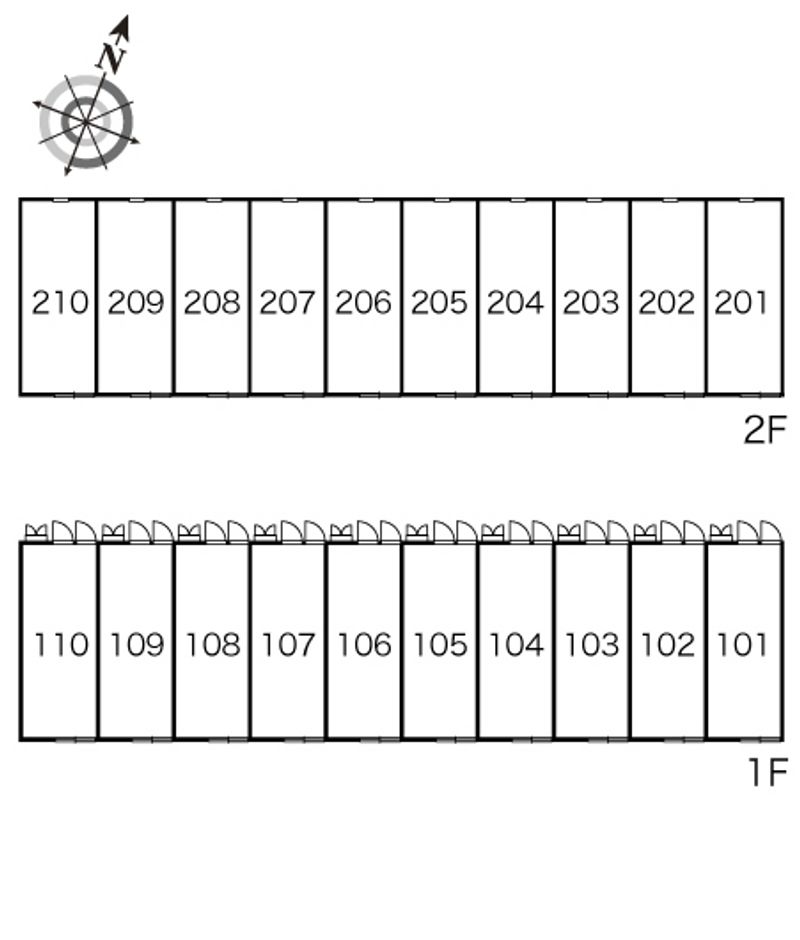 レオパレスＱ’ｓ 間取配置図