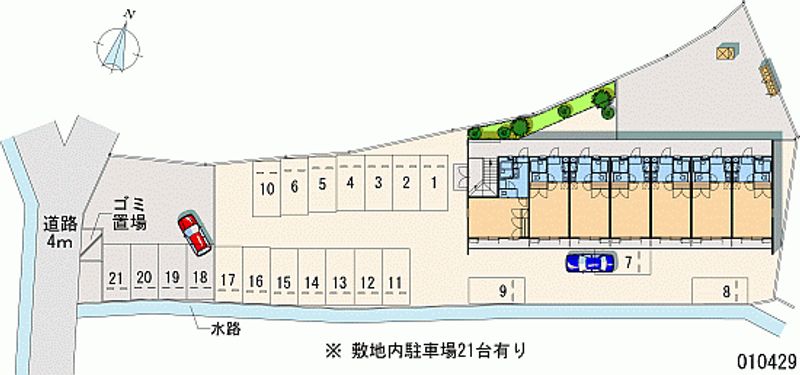 レオパレス深田 月極駐車場