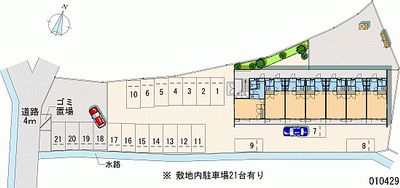 レオパレス深田 月極駐車場