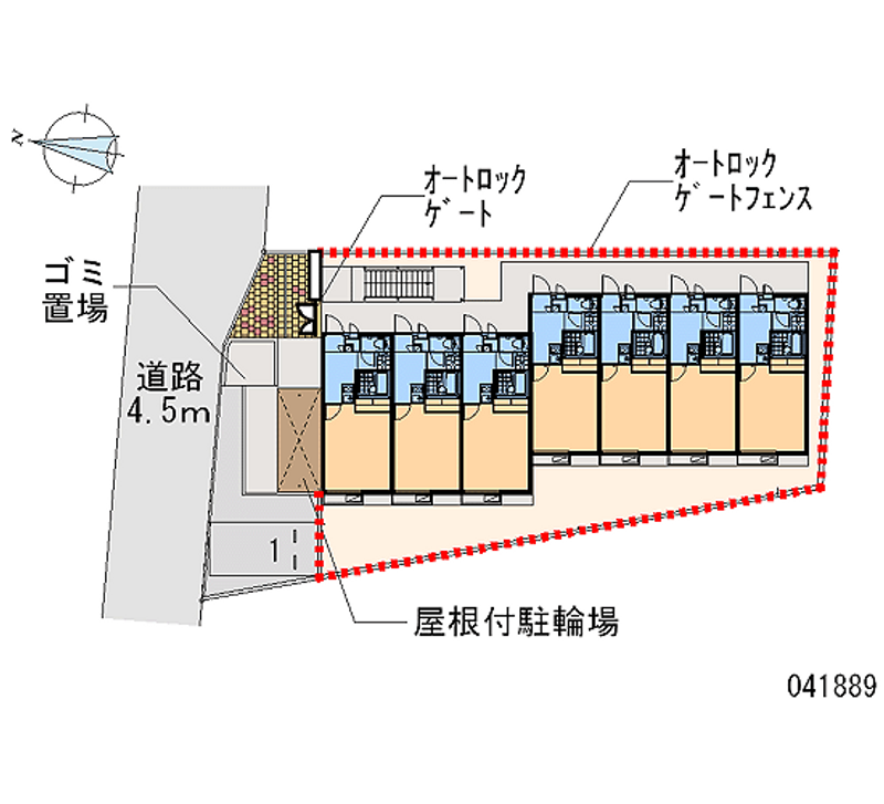 レオパレスレオーノⅢ 区画図