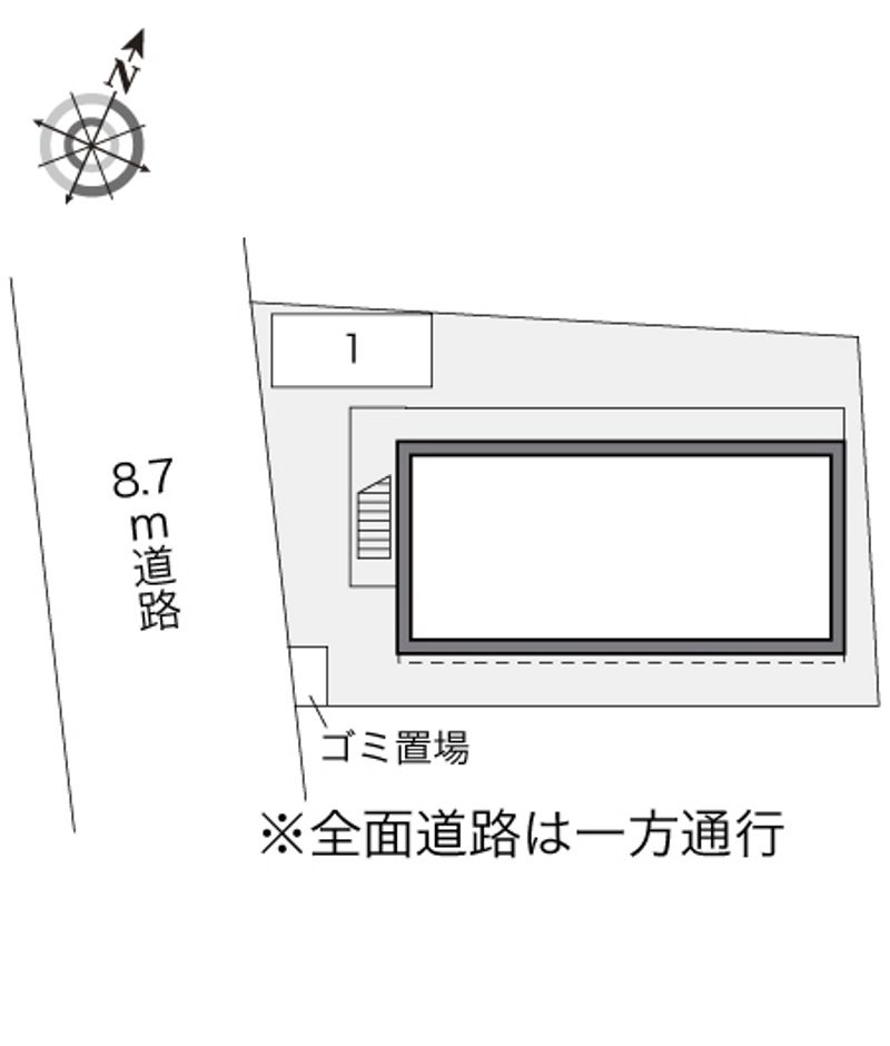 レオパレス愛宕 配置図