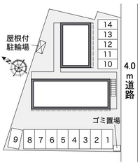 レオパレス明日香 駐車場