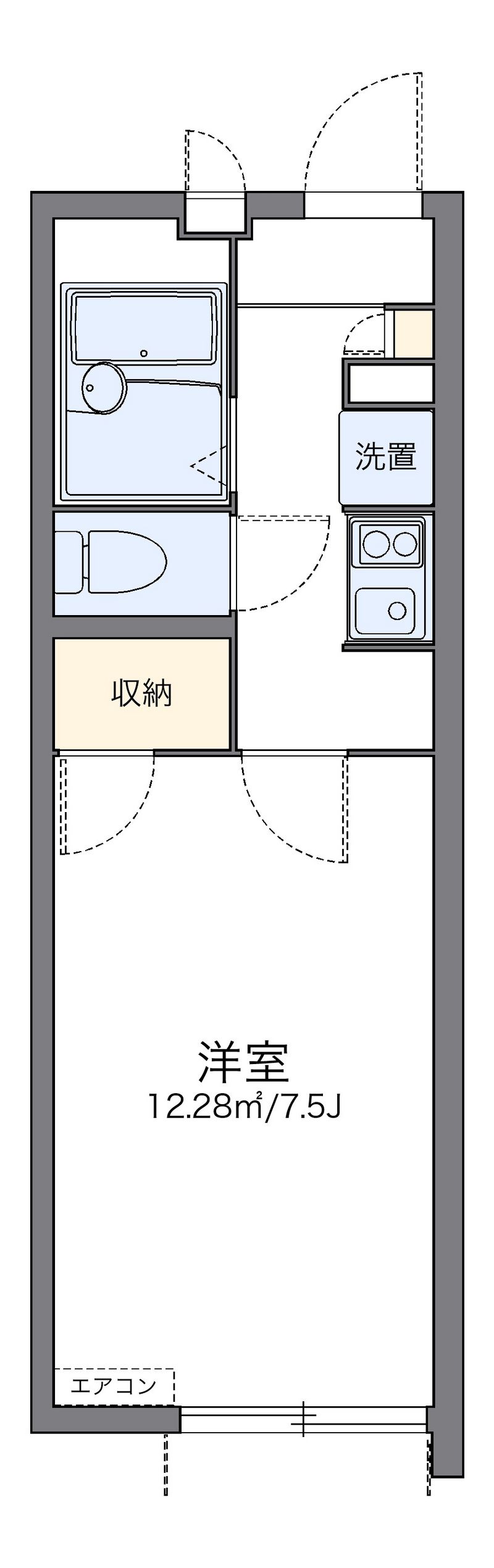 leopalace Chikamatsu II 평면도