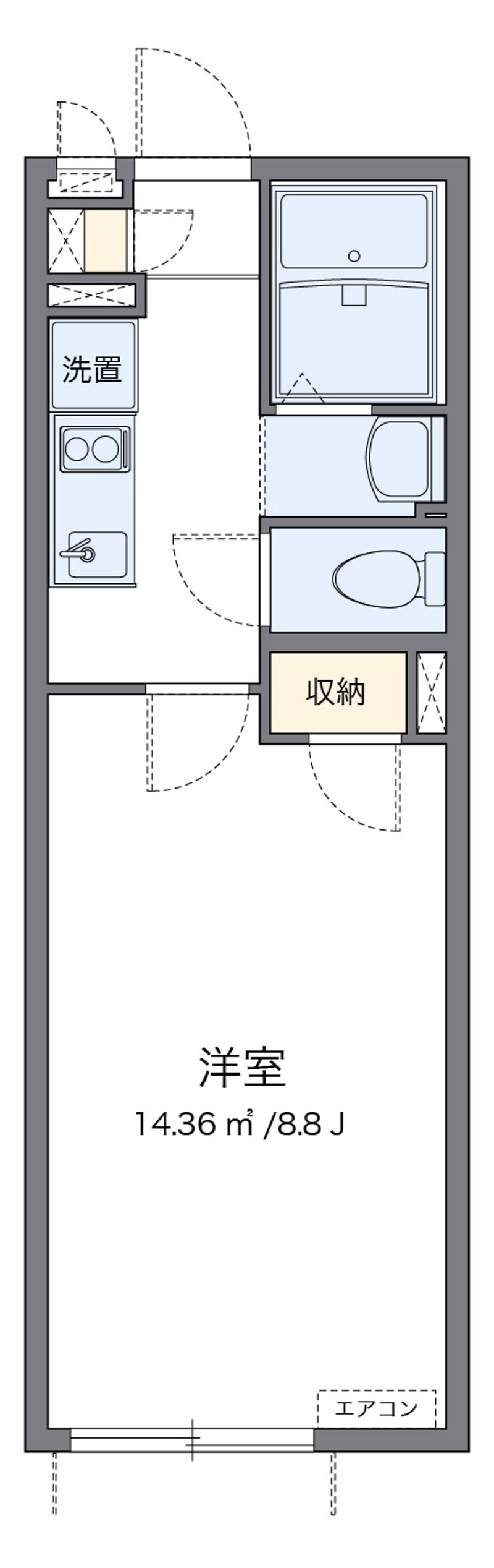 クレイノリライ 間取図
