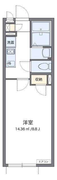 クレイノリライ 間取り図