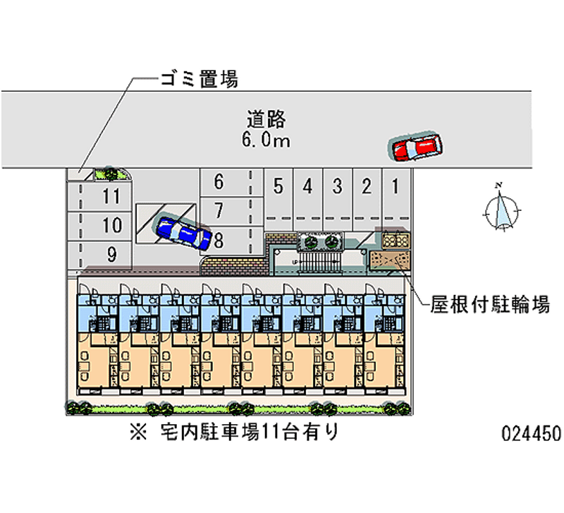 24450 Monthly parking lot