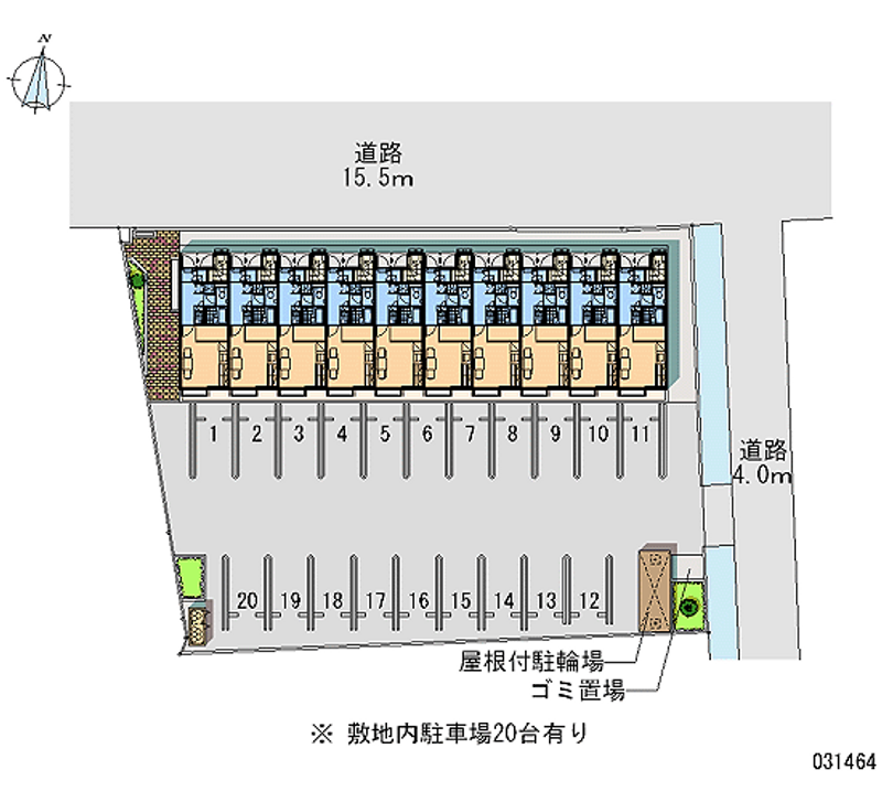 31464 Monthly parking lot