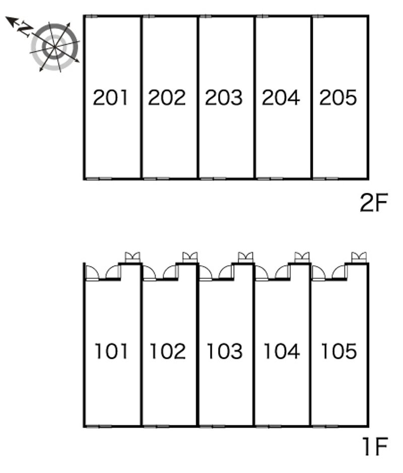 レオパレスＡＬＬＥＧＲＯ 間取配置図