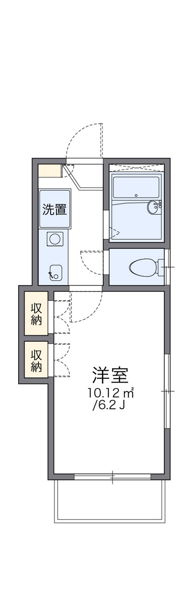 レオパレス藤枝田沼 間取り
