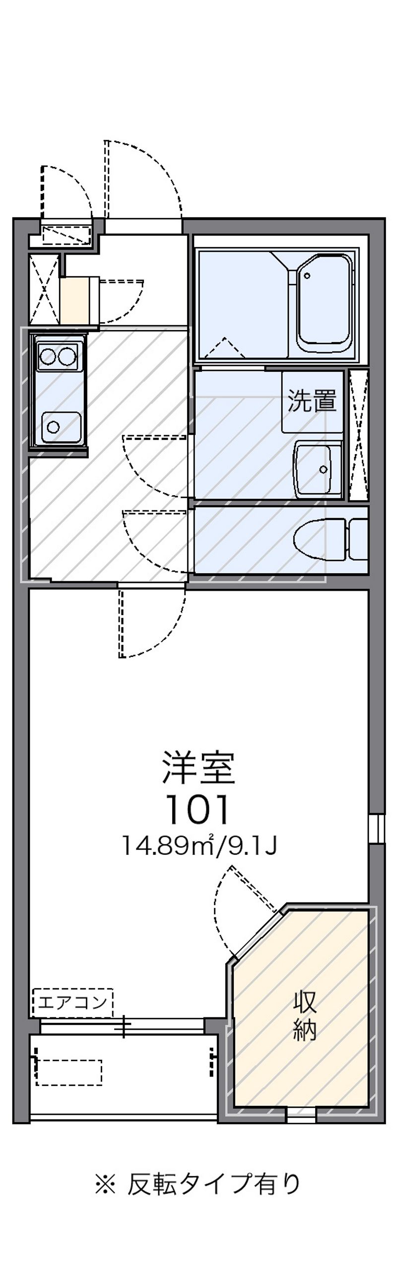 レオネクスト矢シ塚Ｂ 間取図