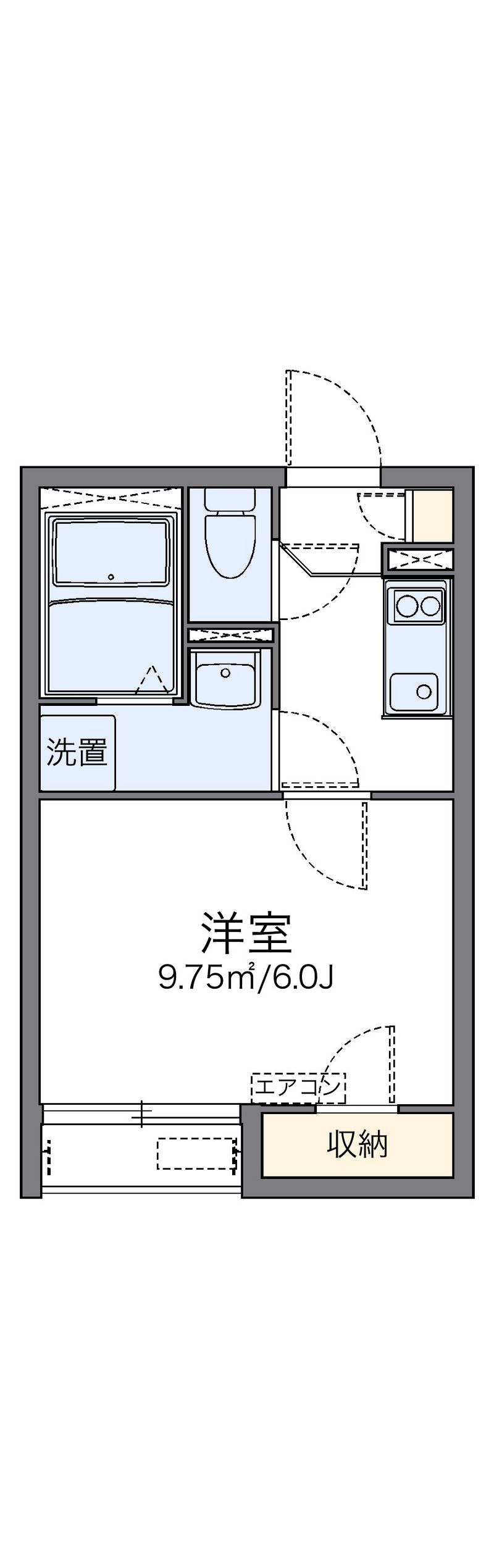 レオネクストＨＡＲＵ 間取図