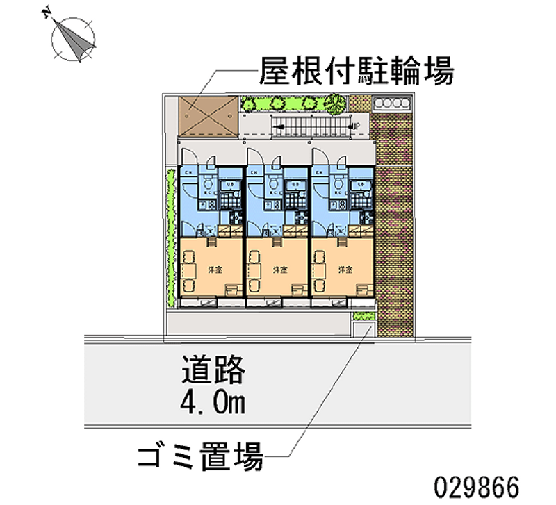 レオパレスＭＡＲＵＴＯ澤田 区画図