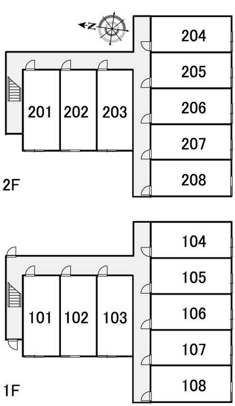 レオパレストーヤ 間取り配置図