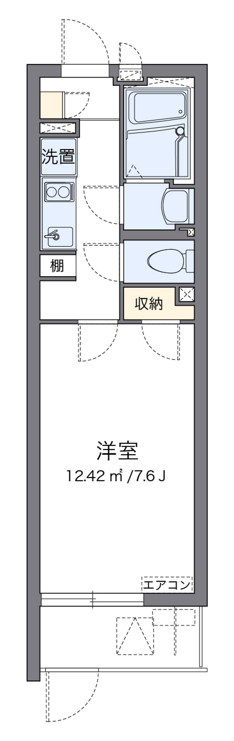 クレイノＢＥＬＬ 間取図