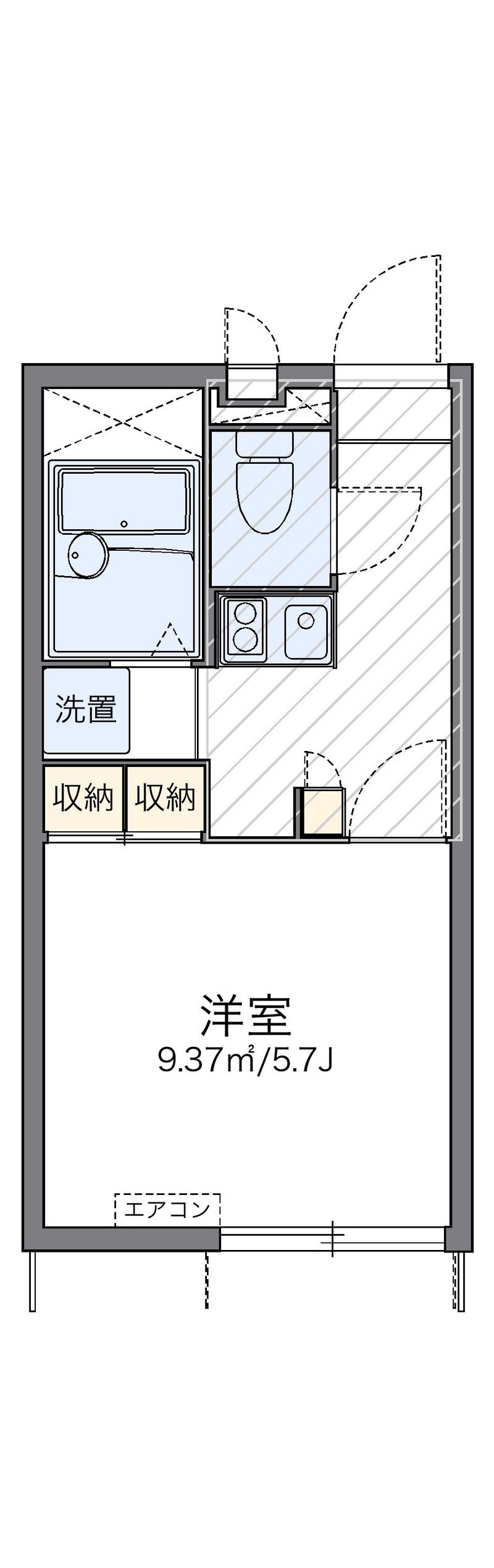 レオパレス御幸 間取り