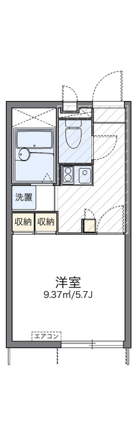 レオパレス御幸 間取り図