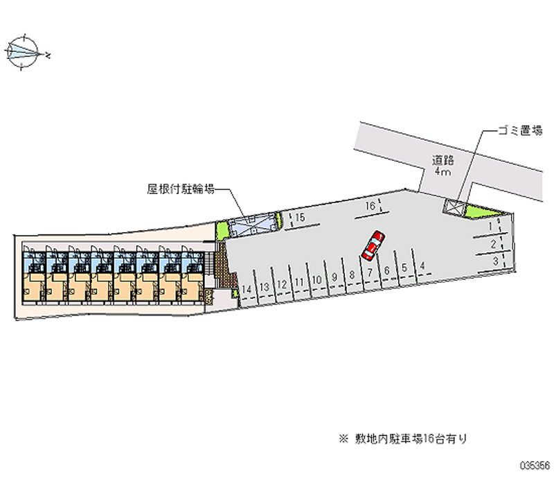 35356 Monthly parking lot