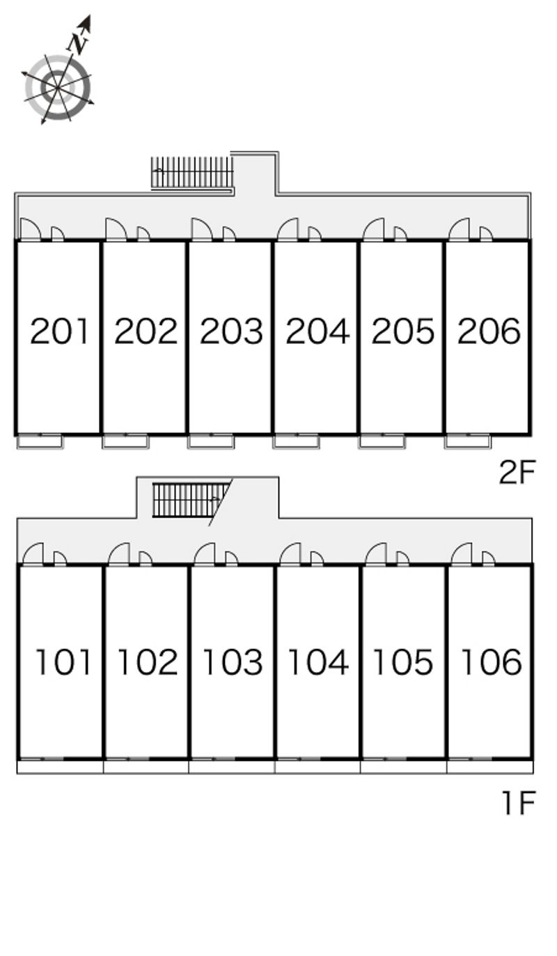 レオパレスウィル 間取配置図