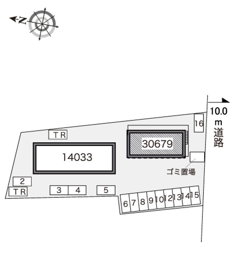 レオパレスウィステリア 配置図