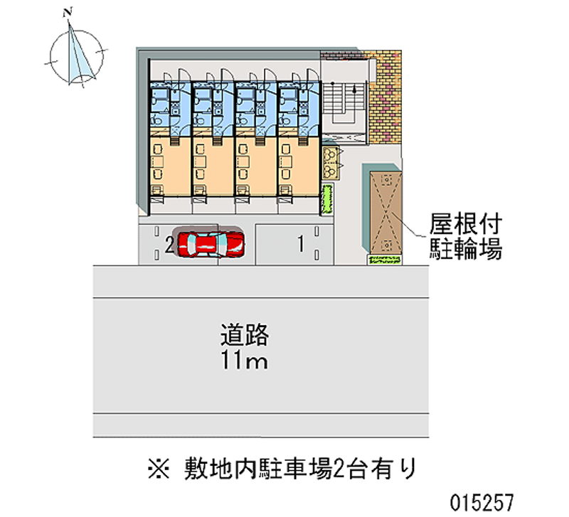 レオパレス能見台通 区画図