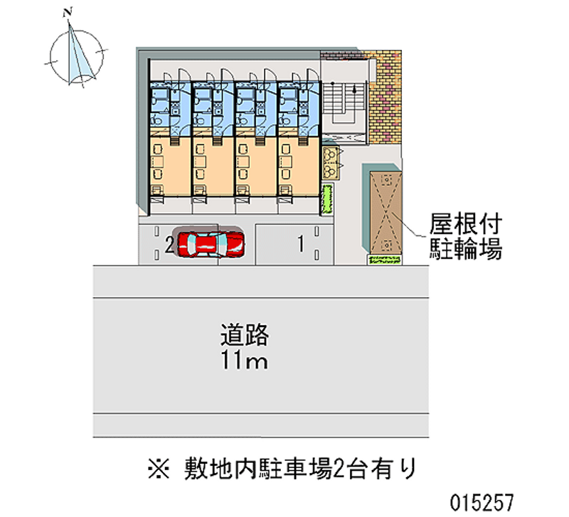 レオパレス能見台通 月極駐車場