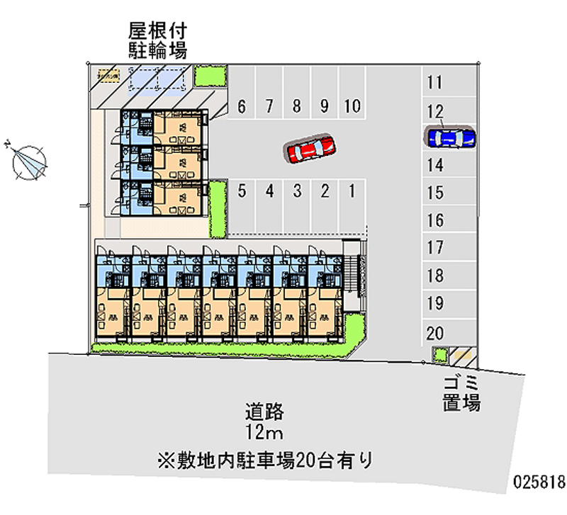 25818月租停车场