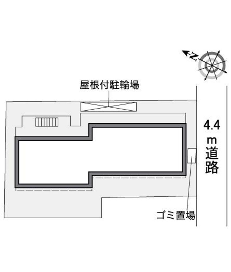 レオパレスパタータⅡ 配置図
