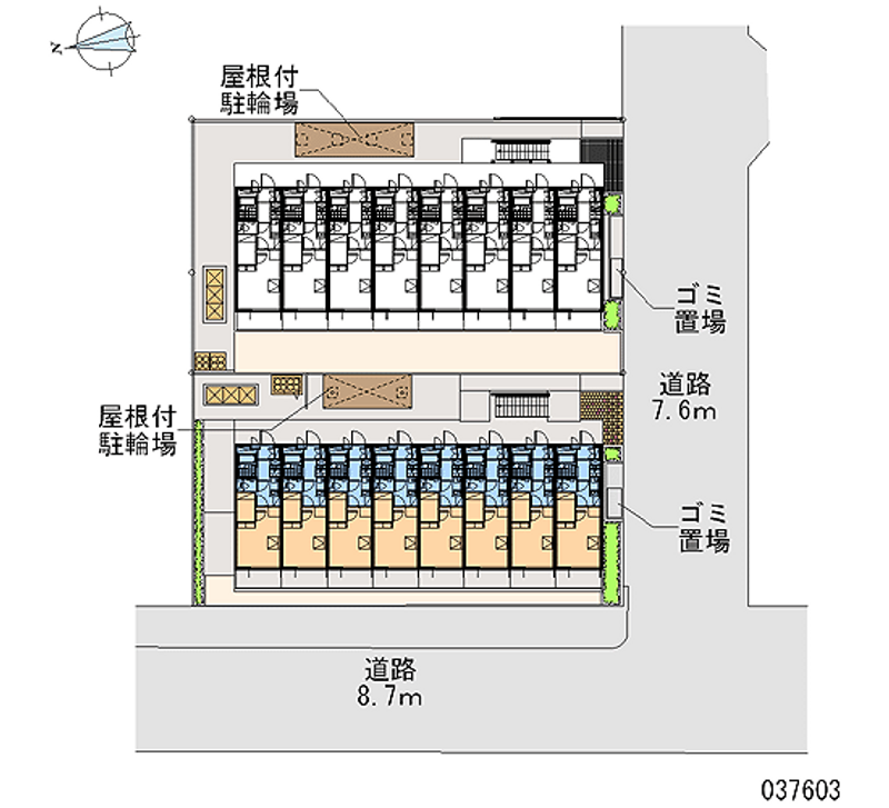 レオパレスプレミール中浦和Ⅰ 区画図