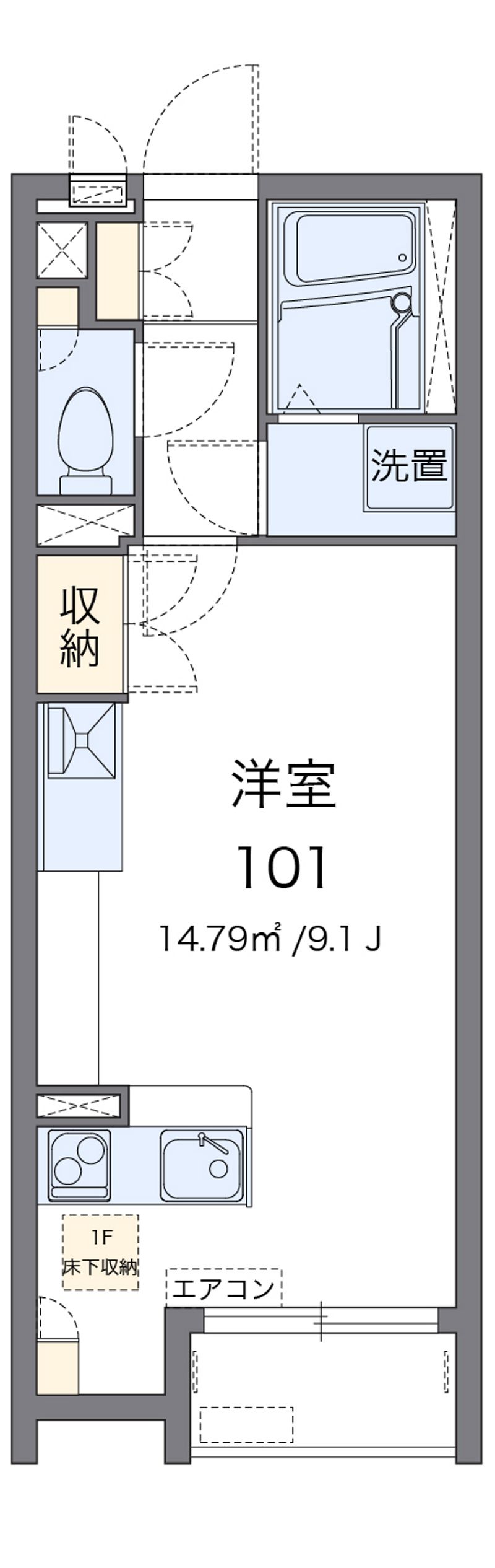 レオネクストヴィラージュＦ 間取図