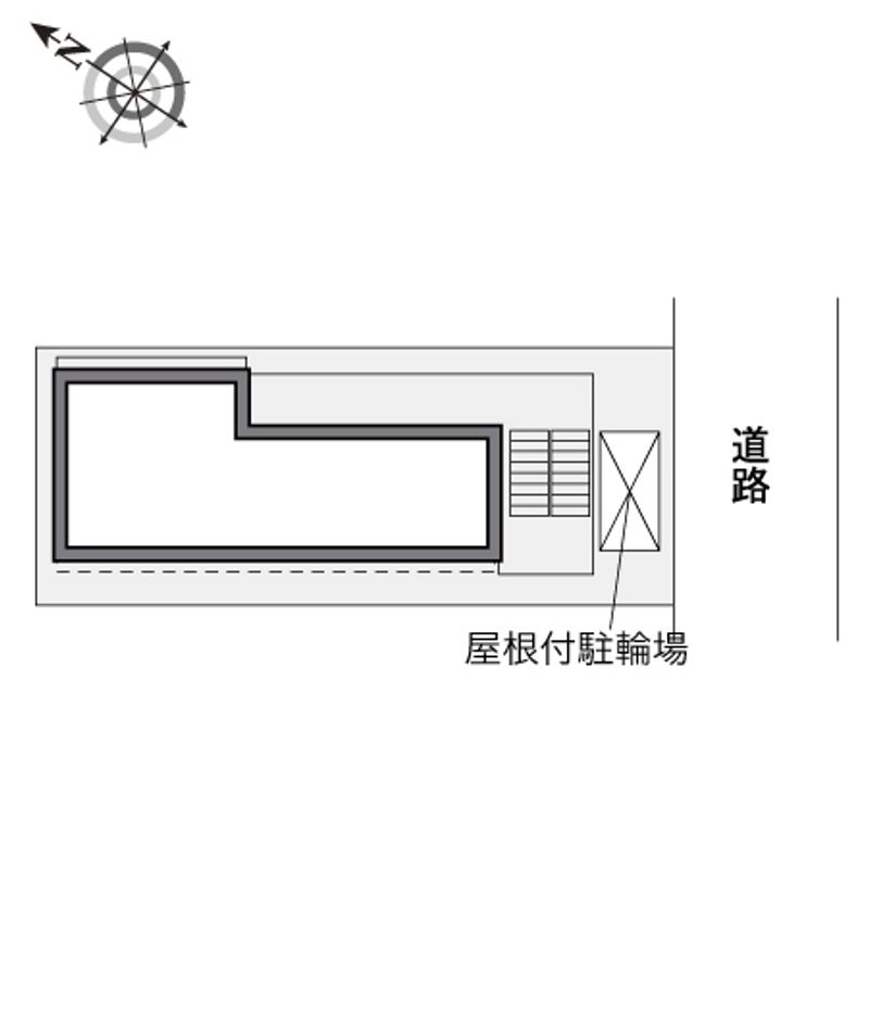 レオパレス楠３ 配置図