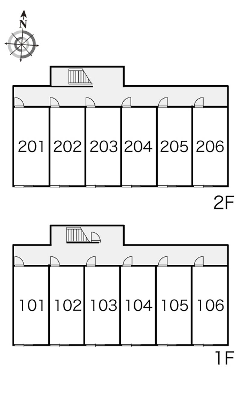レオパレス樹 間取り配置図