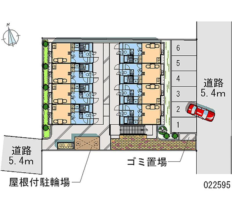 レオパレスＷＥＳＴ　ＦＯＲＴ 月極駐車場