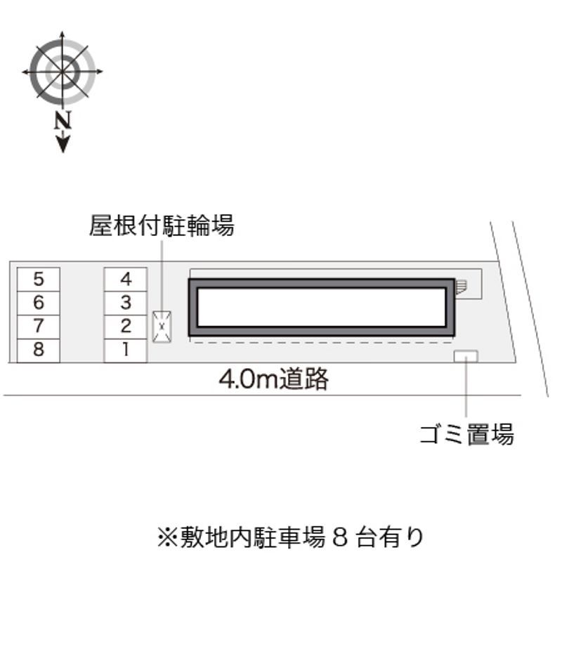 レオパレスポムール 配置図