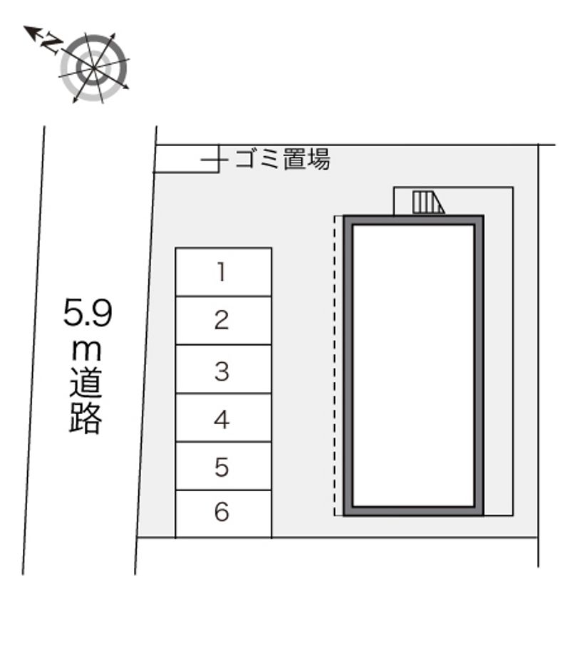 レオパレスＨＩＮＯＤＥ 配置図